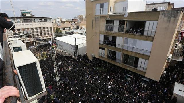 מסע לוויה של הרב קנייבסקי 20.3.22