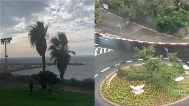 גשם בתל אביב 06.10.19