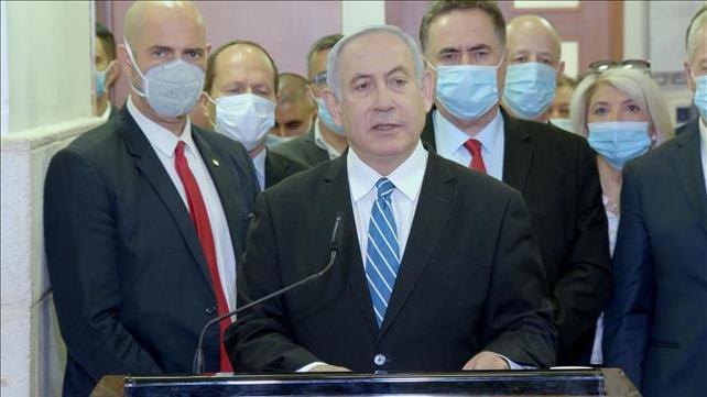 משפט נתניהו, ביבי באולם בית המשפט המחוזי ירושלים 24.5.20