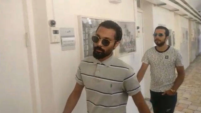 ניב אסרף וערן נגאוקר בבית המשפט