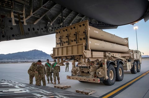 THAAD, מערכת הגנה אווירית אמריקנית, אילוסטרציה