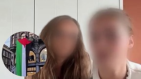 הולנד: אם ובת נוצריות תלשו את דגל פלסטין - והצילו את מפגן התמיכה בישראל