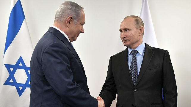 בנימין נתניהו וולדימיר פוטין