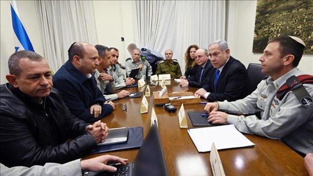 נתניהו ובנט בהתייעצות עם ראשי מערכת הביטחון - 24.2.2020