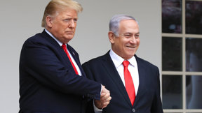 נתניהו וטראמפ בבית הלבן