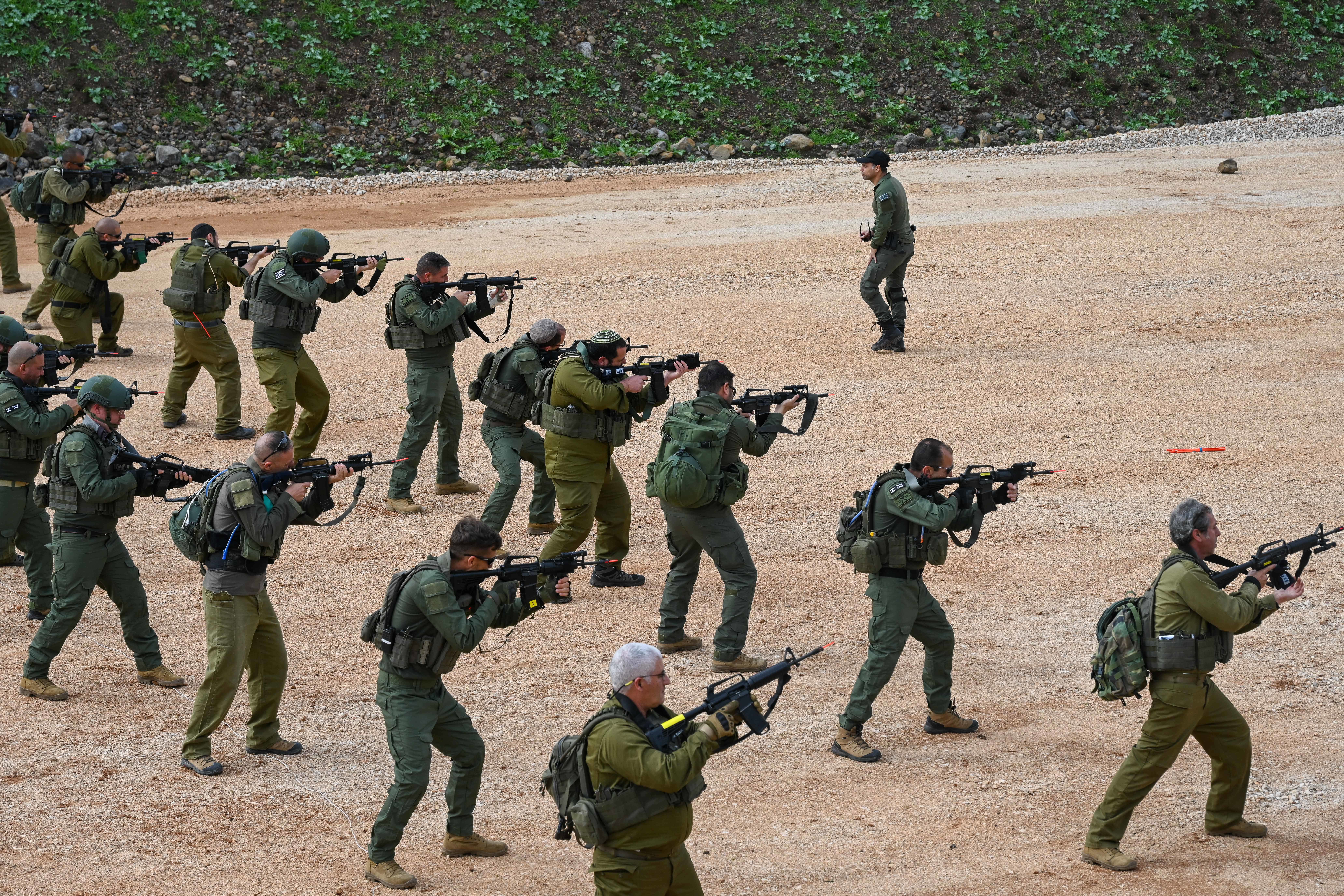 אימון כיתת כוננות בגולן
