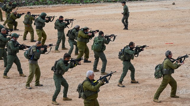 אימון כיתת כוננות בגולן