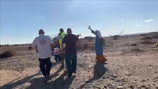 ילד שננשך ע"י תנין בחוות תנינים בערבה מפונה במסוק לבית החולים 21.11.20