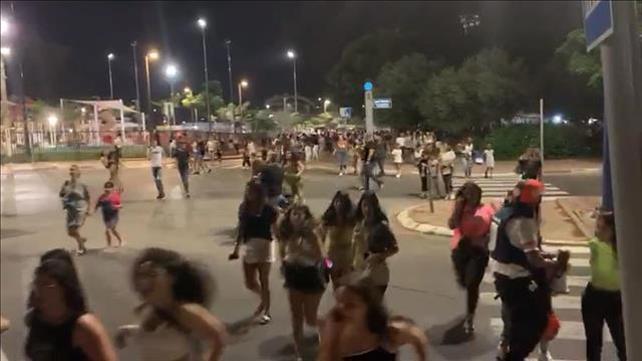 בהלה בפסטיבל בשדרות אחרי שיגור רקטה 25.08.19