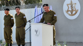 דובר צה"ל היוצא תא"ל דניאל הגרי בטקס הפרידה ממנו
