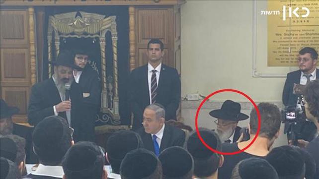 הרב שלכאורה הקליט את יועצו של גנץ בכנס לצידו של נתניהו ביום רביעי