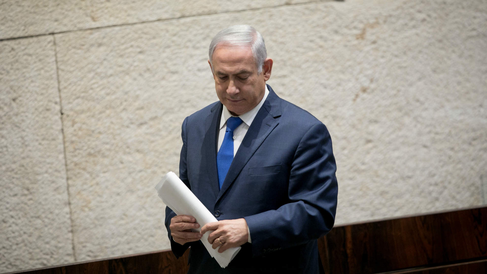 רה"מ בנימין נתניהו במליאה