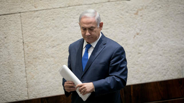 רה"מ בנימין נתניהו במליאה
