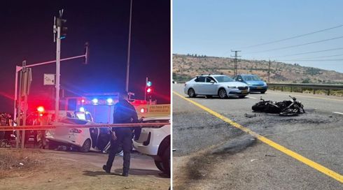 תאונה בדרום: נהגת התנגשה בניידת - מתנדב במשטרה ונער נהרגו