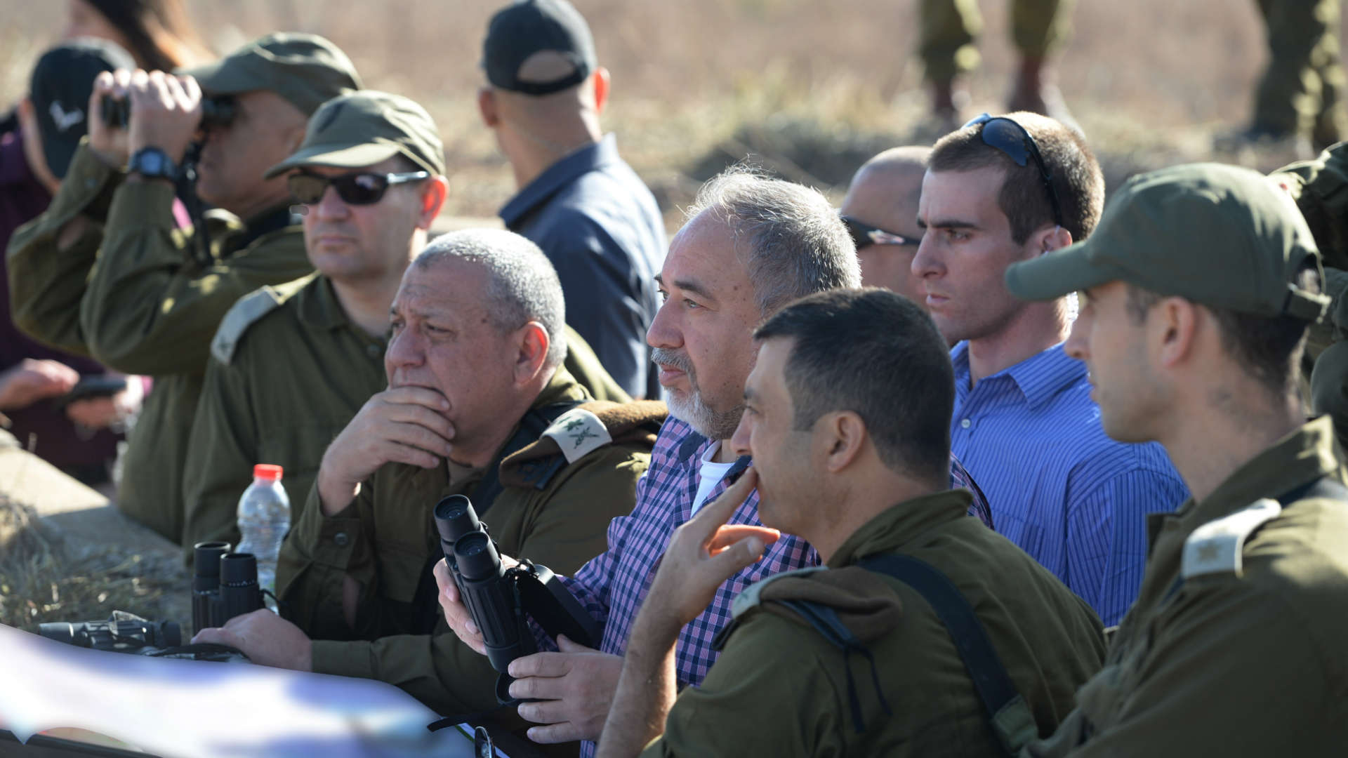 ליברמן ואיזנקוט בסיור בצפון, לפני כשבועיים