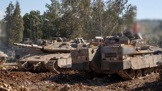טנקים של צה"ל בדרום לבנון, מרץ 2026