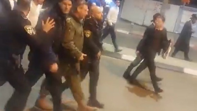 אלוף דוד זיני הותקף בבני ברק