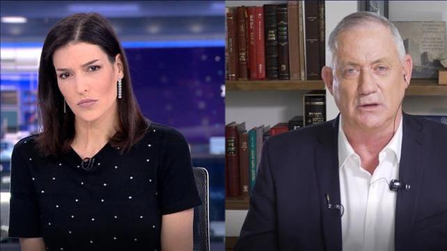 בני גנץ בריאיון לחדשות הערב