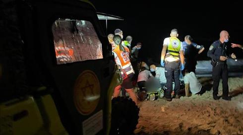 גבר בן 35 טבע למוות בחוף דלילה באשקלון