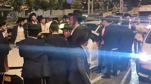 מפגינים חרדים נגד גיוס