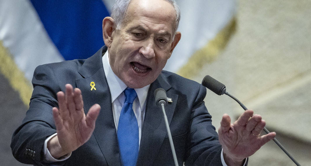 נתניהו במליאת הכנסת בפתיחת מושב החורף