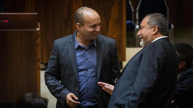 נפתלי בנט ואביגדור ליברמן
