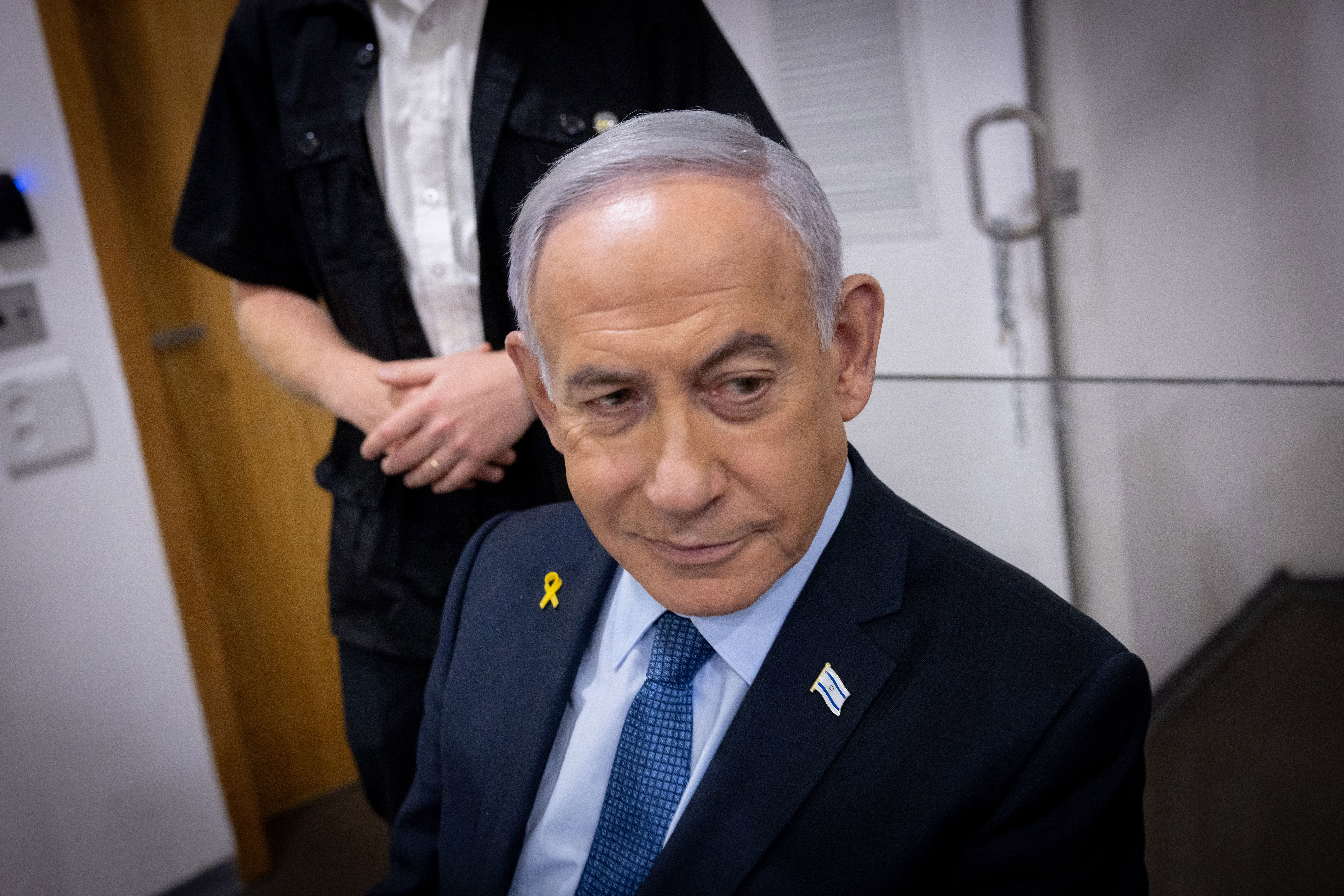 נתניהו מגיע ליום עדות במשפטו