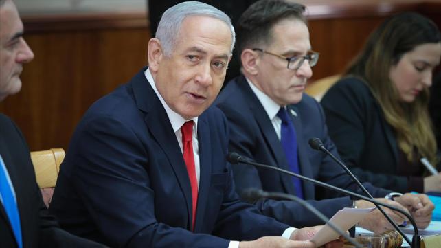 בנימין נתניהו בישיבת ממשלה