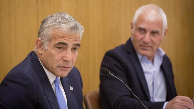 חיים ילין ויאיר לפיד