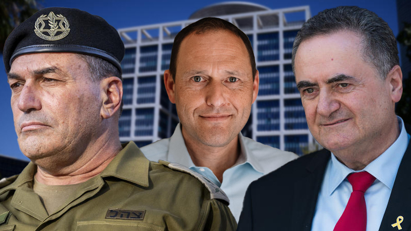 השר ישראל כ"ץ, עו"ד איתי אופיר, הרמטכ"ל אייל זמיר