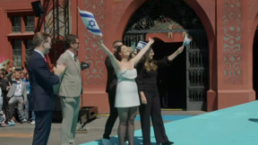 מול קהל עוין ואיומים ברצח: יובל רפאל צעדה בטקס פתיחת שבוע האירוויזיון