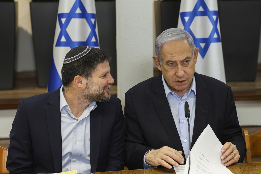 ראש הממשלה בנימין נתניהו ושר האוצר בצלאל סמוטריץ', ינואר 2024