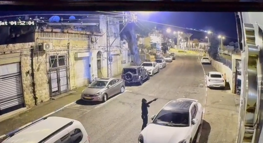 תיעוד רצח אודיה גבאי אתמול לפנות בוקר מחוץ למועדון שבו עבדה בחיפה