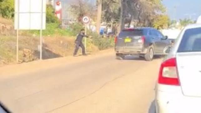 שוטר יורה בגלגלי רכב בתוך מרדף משטרתי, 06.02.21