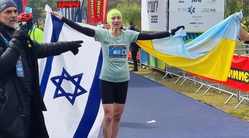 ברחה מאימת המלחמה עם בתה - וזכתה במרתון ירושלים