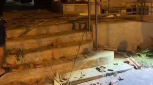 מטען רב עוצמה הושלך על לשכת הבריאות בנצרת