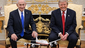 ראש הממשלה בנימין נתניהו ונשיא ארצות הברית דונלד טראמפ בבית הלבן
