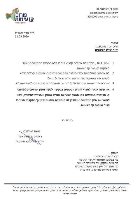 המכתב ששלח דוידוביץ למיליביצקי