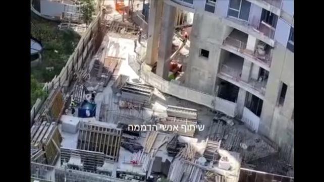 פועל נהרג באתר בנייה בתל אביב 4.7.21