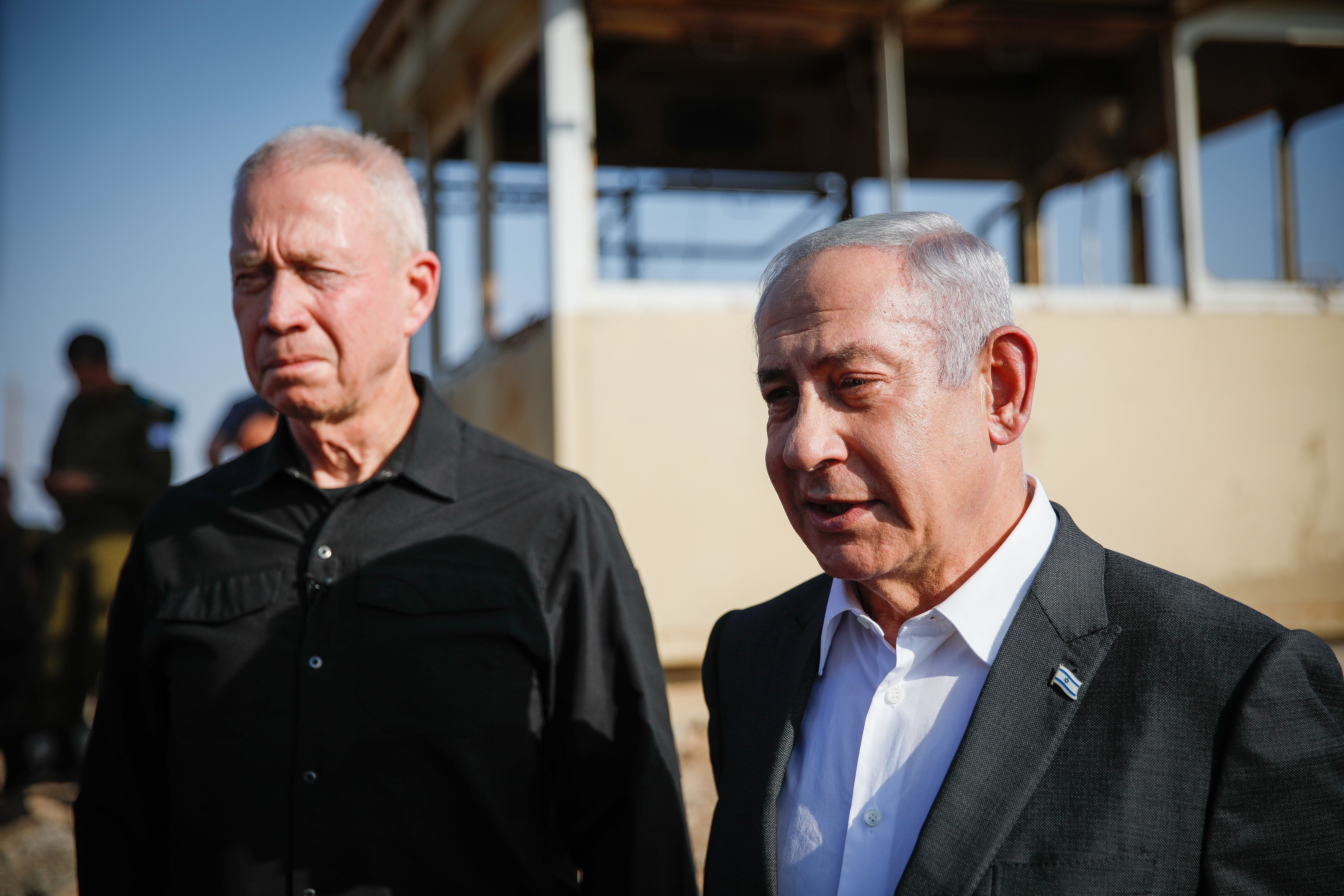 בנימין נתניהו ויואב גלנט