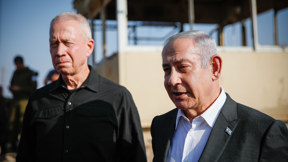 בנימין נתניהו ויואב גלנט