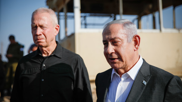 בנימין נתניהו ויואב גלנט