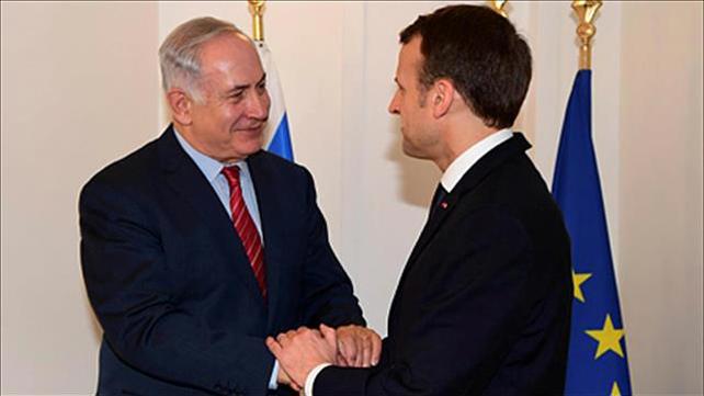 בנימין נתניהו ועמנואל מקרון
