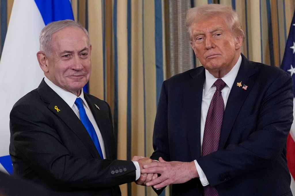 ראש הממשלה בנימין נתניהו עם נשיא ארצות הברית דונלד טראמפ, ספטמבר 2025