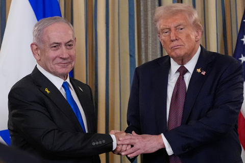 ראש הממשלה בנימין נתניהו עם נשיא ארצות הברית דונלד טראמפ, ספטמבר 2025