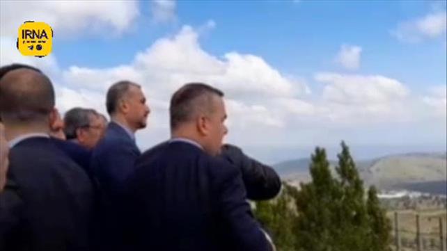 שר החוץ האיראני עבד אל-להיאן בגבול ישראל לבנון