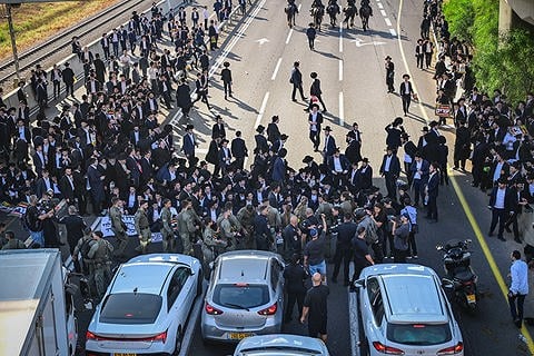 הפגנות החרדים על מעצר עריקים, 11.06.26
