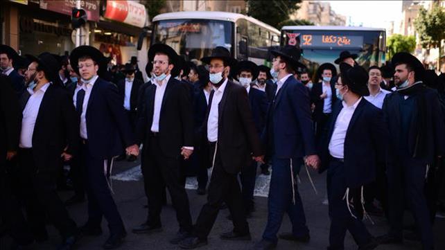 מחאה בבני ברק ברקע הפרת הנחיות קורונה 27.12.20