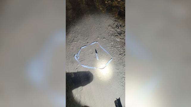 הסכין שנמצאה בידי המחבל