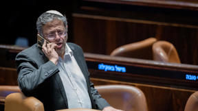 השר לביטחון לאומי איתמר בן גביר בכנסת